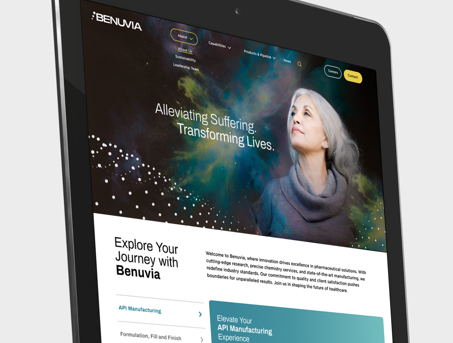 Benuvia pharmaceutical website